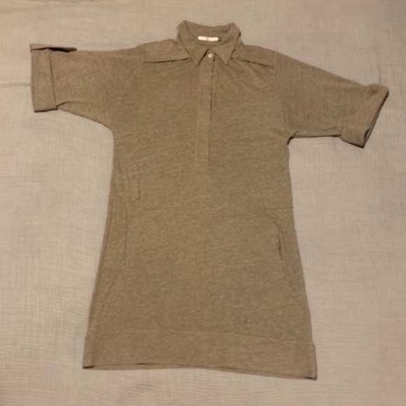 Vintage Mike & Chris Khaki Mini Dress with Belt - Picture 3 of 15